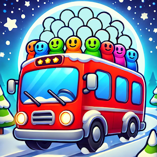 bus out car jam: traffic park